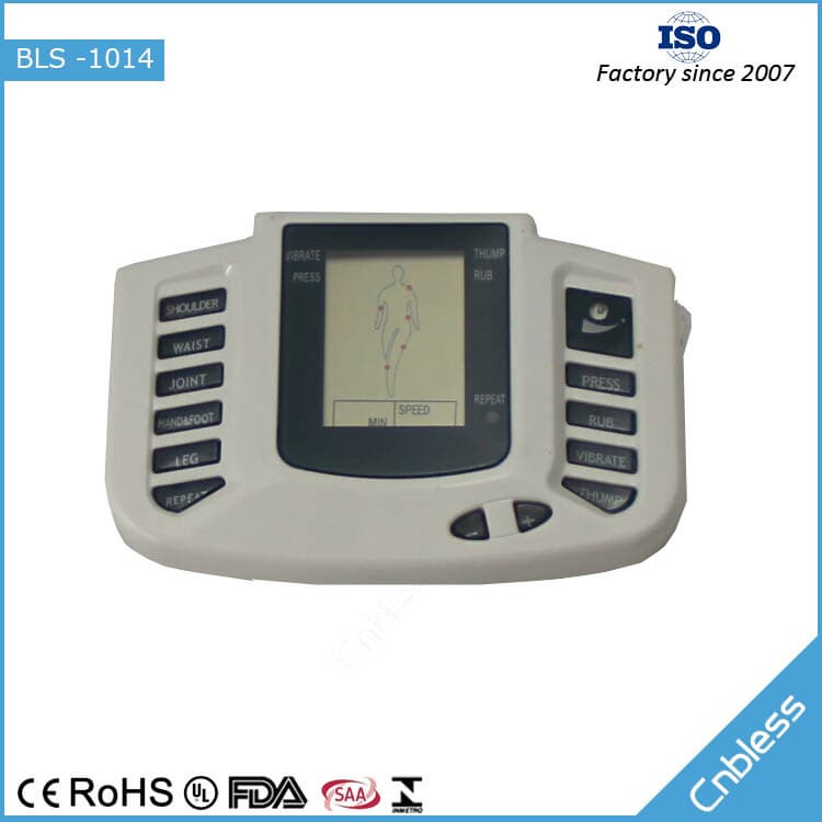 Professional electronic EMS tens pulse massager